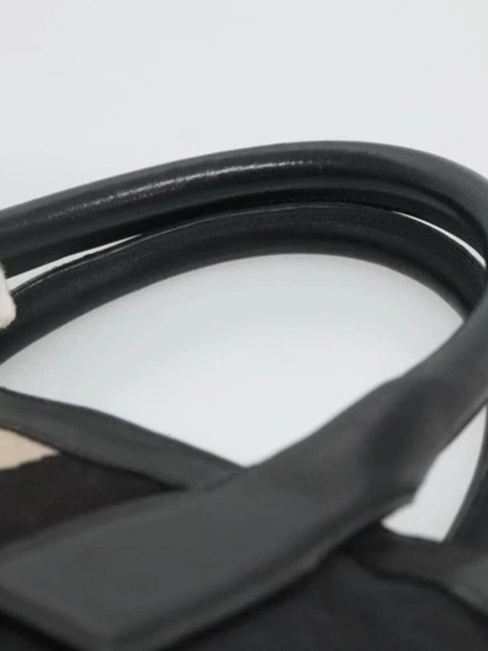 GUCCI GG Canvas Sherry Line Hand Bag Black Silver 002 1093 Auth ep10440 - Picture 11 of 15